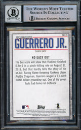 Vladimir Guerrero Jr. Autographed 2020 Topps Highlights Card #VGJ-26 Toronto Blue Jays Auto Grade Gem Mint 10 Beckett BAS #15772908