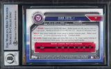 Juan Soto Autographed 2019 Bowman Card #92 New York Yankees Auto Grade Gem Mint 10 Beckett BAS #15773771