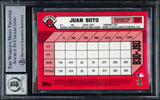 Juan Soto Autographed 2019 Bowman Chrome 1989 Refractor Card #B30-JSO New York Yankees Auto Grade Gem Mint 10 Beckett BAS #15773774