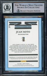 Juan Soto Autographed 2020 Donruss Diamond Kings Card #23 New York Yankees Auto Grade Gem Mint 10 Beckett BAS #15773810