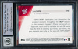Juan Soto Autographed 2020 Topps Now Card #BTN1 New York Yankees Auto Grade Gem Mint 10 Beckett BAS #15774048