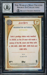 Juan Soto Autographed 2021 Topps Gypsy Queen Card #54 New York Yankees Auto Grade Gem Mint 10 Beckett BAS #15774073