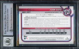 Juan Soto Autographed 2022 Bowman Card #10 New York Yankees Auto Grade Gem Mint 10 Beckett BAS #15774089