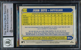 Juan Soto Autographed 2022 Topps 1987 Style Card #T87-79 New York Yankees Auto Grade Gem Mint 10 Beckett BAS #15774325