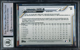 Fernando Tatis Jr. Autographed 2020 Topps Chrome Card #84 San Diego Padres Auto Grade Gem Mint 10 Beckett BAS #15774876