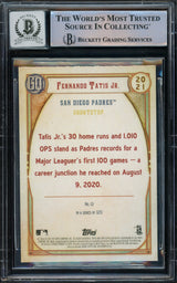 Fernando Tatis Jr. Autographed 2021 Topps Gypsy Queen Card #13 San Diego Padres Auto Grade Gem Mint 10 Beckett BAS #15775154