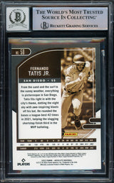 Fernando Tatis Jr. Autographed 2022 Panini Absolute Card #50 San Diego Padres Auto Grade Gem Mint 10 Beckett BAS #15775193