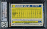 Fernando Tatis Jr. Autographed 2022 Topps Series 2 1987 Style Card #87TB-21 San Diego Padres Auto Grade Gem Mint 10 Beckett BAS #15775422