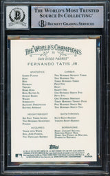 Fernando Tatis Jr. Autographed 2022 Topps Allen & Ginter Card #15 San Diego Padres Auto Grade Gem Mint 10 Beckett BAS #15775436