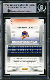 Stephen Curry Autographed 2009-10 Panini Prestige Rookie Card #157 Golden State Warriors Beckett BAS #15778837