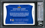 Stephen Curry Autographed 2019-20 Donruss Optic Fantasy Stars Card #13 Golden State Warriors Beckett BAS #15779362
