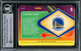 Stephen Curry Autographed 2020-21 Donruss Optic Purple Prizm Express Lane Card #3 Golden State Warriors Beckett BAS #15779669
