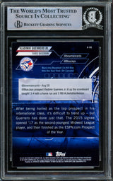 Vladimir Guerrero Jr. Autographed 2018 Bowman Chrome Trending Card #-VG Toronto Blue Jays Beckett BAS #15780680