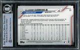Vladimir Guerrero Jr. Autographed 2020 Topps Opening Day Card #33 Toronto Blue Jays (Smudged) Beckett BAS #15780728