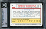 Vladimir Guerrero Jr. Autographed 2022 Topps Archives Card #370 Toronto Blue Jays Beckett BAS #15780943