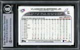 Vladimir Guerrero Jr. Autographed 2022 Topps Chrome Refractor Card #81 Toronto Blue Jays Beckett BAS #15780946