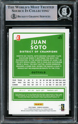 Juan Soto Autographed 2020 Donruss Variations Card #162 New York Yankees Beckett BAS #15781583