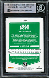 Juan Soto Autographed 2021 Donruss Card #195 New York Yankees Beckett BAS #15781715