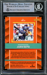 Juan Soto Autographed 2022 Donruss The Hit List Rapture Card #THL-2 New York Yankees Beckett BAS #15781732