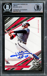 Juan Soto Autographed 2022 Panini Chronicles Limited Card #19 New York Mets Beckett BAS #15781735