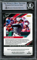 Juan Soto Autographed 2022 Panini Chronicles Limited Card #19 New York Yankees Beckett BAS #15781735