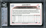 Juan Soto Autographed 2022 Topps Opening Day Card #150 New York Yankees Beckett BAS #15781737