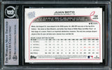 Juan Soto Autographed 2022 Topps Opening Day Card #150 New York Yankees Beckett BAS #15781738