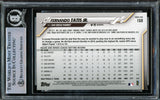 Fernando Tatis Jr. Autographed 2020 Topps Card #168 San Diego Padres Beckett BAS #15782106