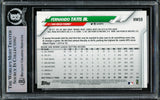 Fernando Tatis Jr. Autographed 2020 Topps Holiday Card #HW59 San Diego Padres Beckett BAS #15782108