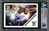 Fernando Tatis Jr. Autographed 2020 Topps Big League Defensive Wizards Card #DW6 San Diego Padres Beckett BAS #15782119