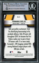 Fernando Tatis Jr. Autographed 2020 Topps Chrome Future Stars Card #FS-11 San Diego Padres Beckett BAS #15782124