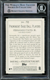 Fernando Tatis Jr. Autographed 2020 Topps Turkey Red Card #TR-76 San Diego Padres Beckett BAS #15782137