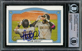 Fernando Tatis Jr. Autographed 2021 Topps Heritage High Number Combo Card #CC-5 San Diego Padres Beckett BAS #15782372