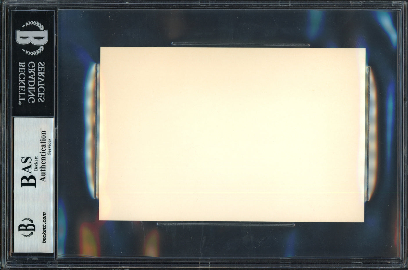 Ben Hogan Autographed 4x6 Index Card Beckett BAS #15782698