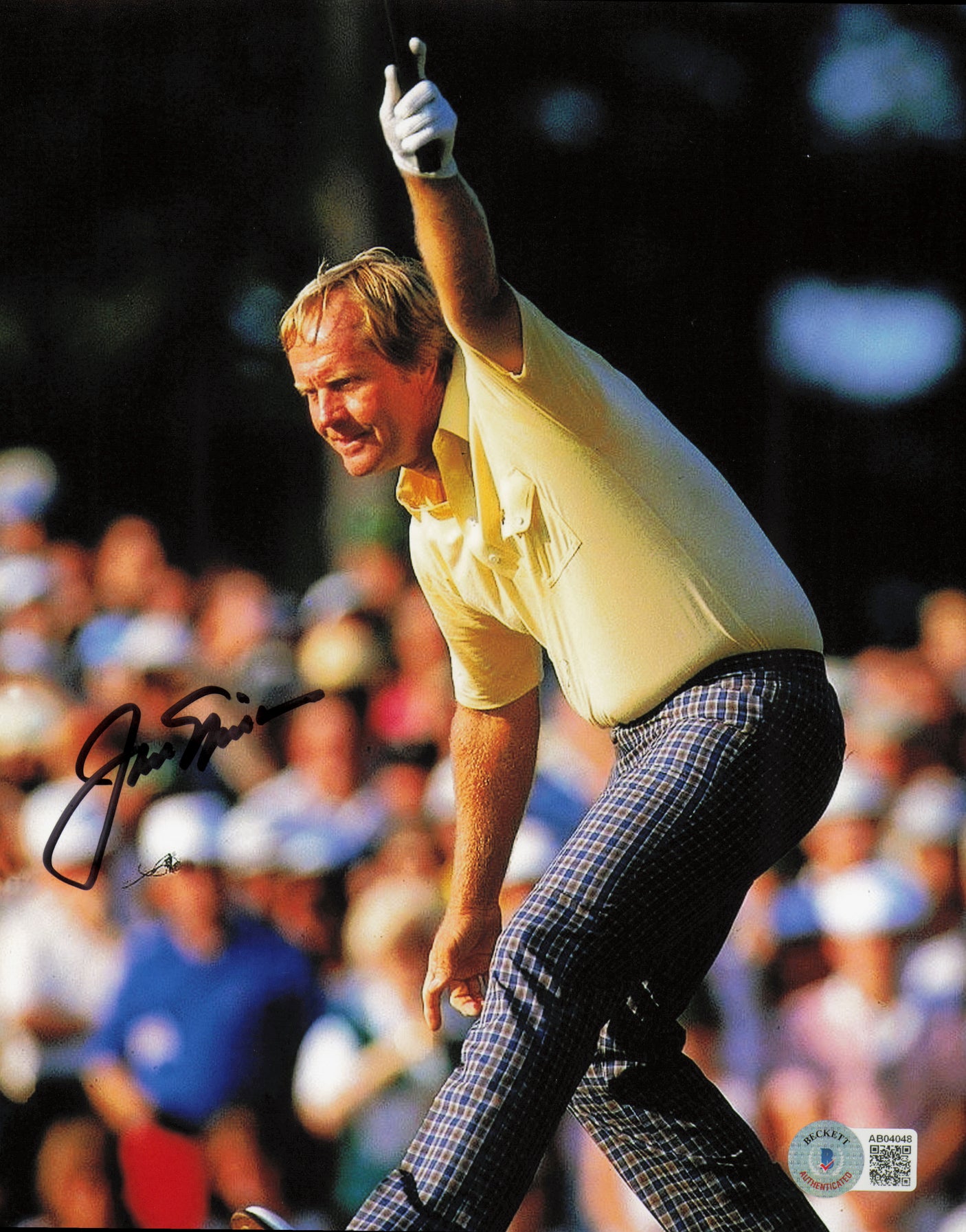 Jack Nicklaus Autographed 8x10 Photo Golf Beckett BAS #AB04048