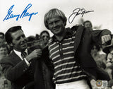 Jack Nicklaus & Gary Player Autographed 8x10 Photo Golf Beckett BAS #BA88913