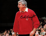 Bobby Knight Autographed 8x10 Photo Indiana Hoosiers Beckett BAS QR #BG06827