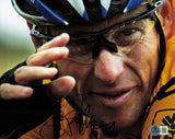 Lance Armstrong Autographed 8x10 Photo Cycling Beckett BAS #AE03891