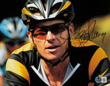 Lance Armstrong Autographed 8x10 Photo Cycling Beckett BAS #AE03890