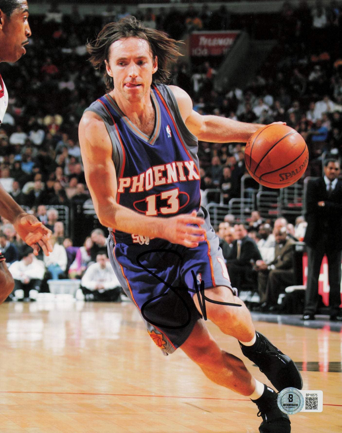Steve Nash Autographed 8x10 Photo Phoenix Suns Beckett BAS QR #BP16575