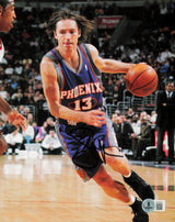 Steve Nash Autographed 8x10 Photo Phoenix Suns Beckett BAS QR #BP16575