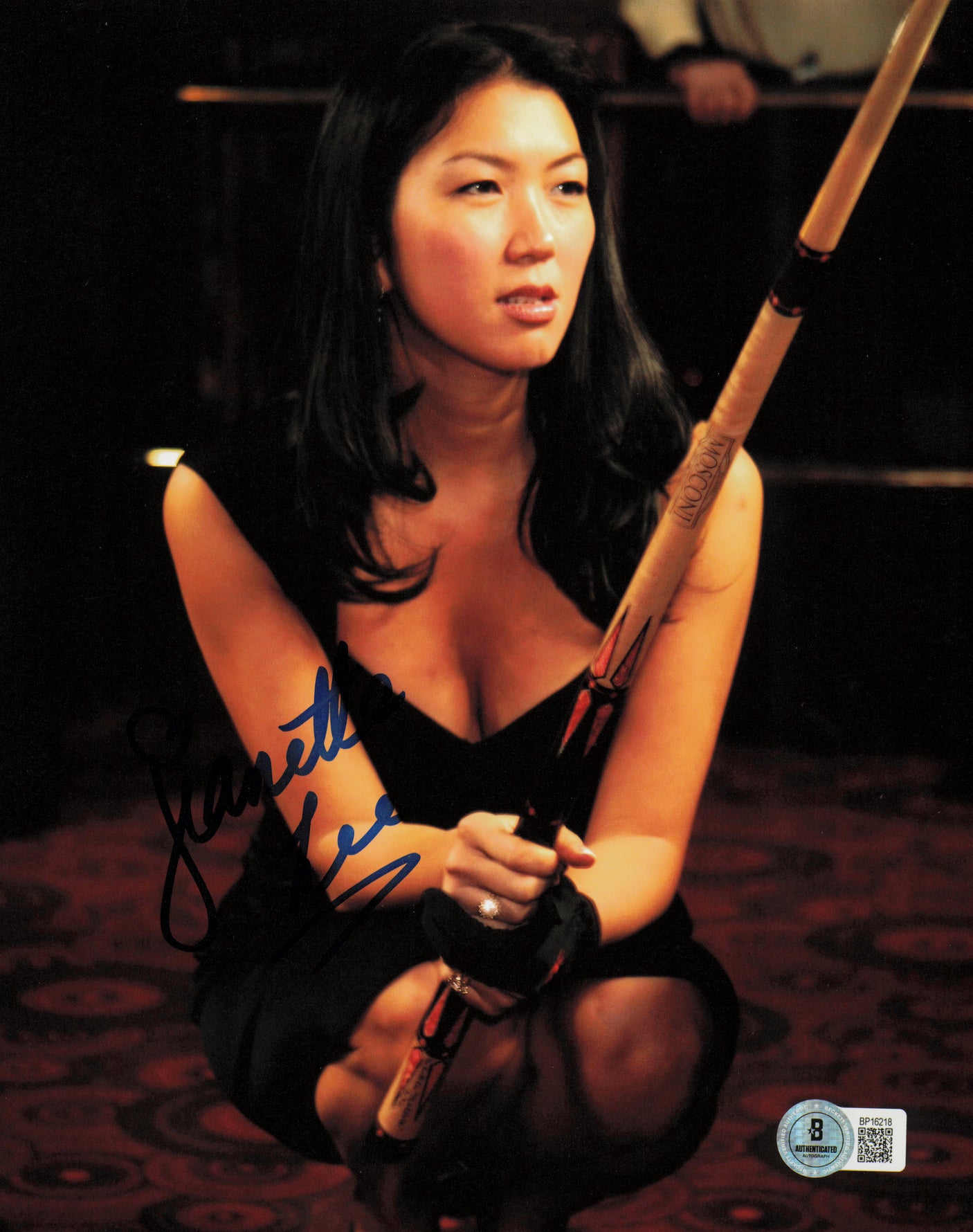 Jeanette Lee Autographed 8x10 Photo Black Widow Beckett BAS QR #BP16218