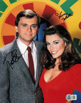 Pat Sajak & Vanna White Autographed 8x10 Photo Wheel of Fortune Beckett BAS QR #BN26520