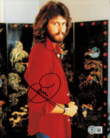 Barry Gibb Autographed 8x10 Photo The Bee Gees Beckett BAS QR #BG99114