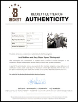 Jack Nicklaus & Gary Player Autographed 8x10 Photo Golf Beckett BAS #BA88914