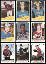 Autographed Assorted 1978-1986 Minor League Baseball Cards (34 Count Lot) SKU #243671
