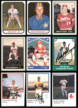 Autographed Assorted 1978-1986 Minor League Baseball Cards (34 Count Lot) SKU #243671