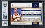 Stephen Curry Autographed 2009-10 Panini Studio Rookie Card #129 Golden State Warriors BGS 9 Auto Grade Gem Mint 10 Beckett BAS #18113306