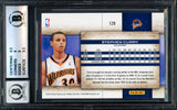 Stephen Curry Autographed 2009-10 Panini Studio Rookie Card #129 Golden State Warriors BGS 9 Auto Grade Gem Mint 10 Beckett BAS #18113360