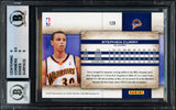 Stephen Curry Autographed 2009-10 Panini Studio Rookie Card #129 Golden State Warriors BGS 9 Auto Grade Gem Mint 10 Beckett BAS #18113301